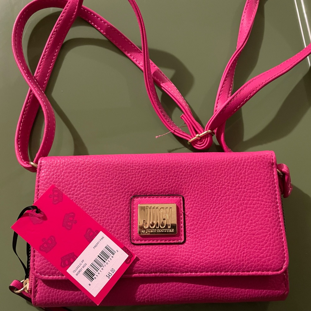 Juicy couture crossbody wallet bag